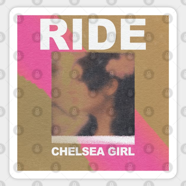 RIDE ……… Original Fan Artwork Sticker by unknown_pleasures